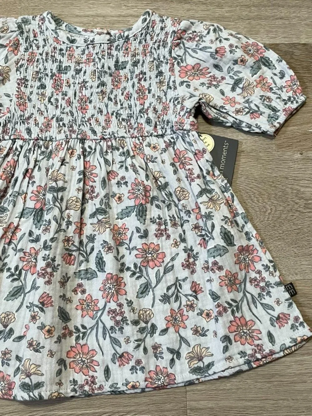Cotton Smocked Dress